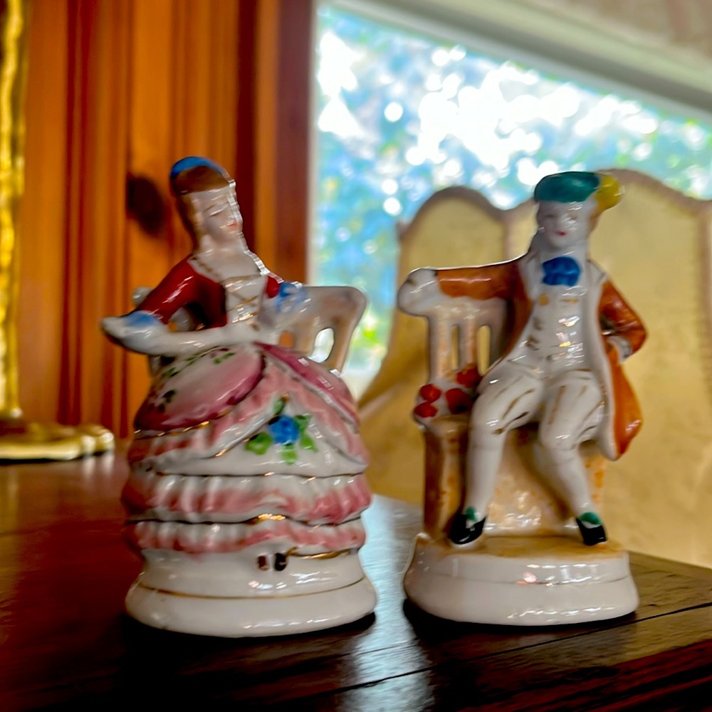 Vintage Figurines man and woman